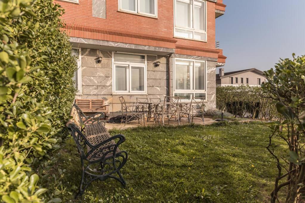 Апартаменты Flat With 160 M Of Garden, Sea Views Bilbao-Гечо Экстерьер фото